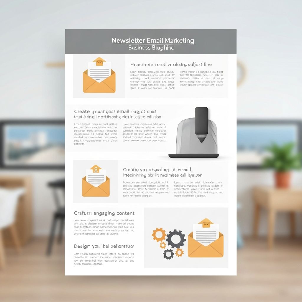 Launch a Newsletter Empire blueprint infographic